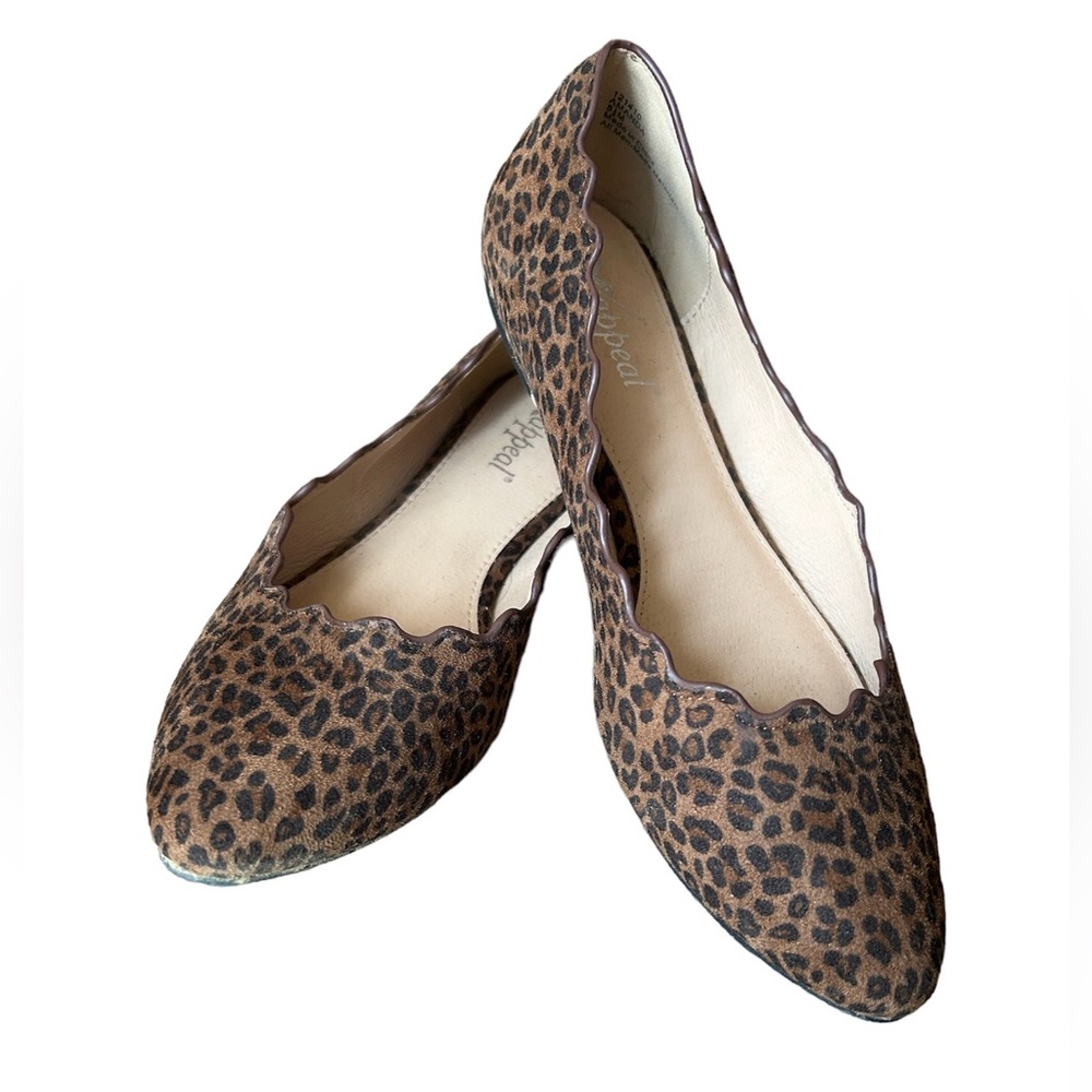 X-Appeal Cheeta print flats